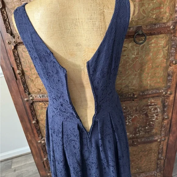 Lindy Bop Elegant Navy Lace dress set 10